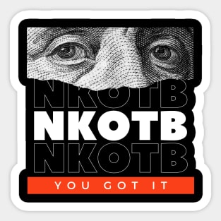 NKOTB // Money Eye Sticker